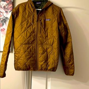 Patagonia quilted diamond bomber hoodie